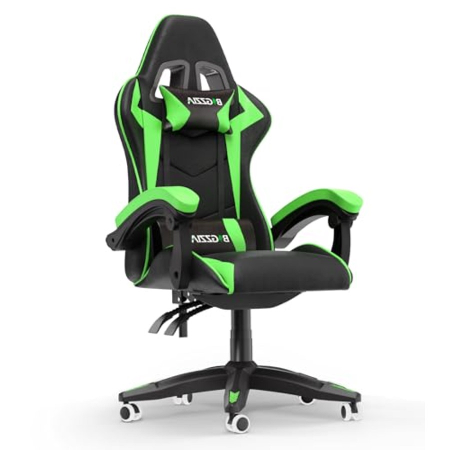 Gaming Chair with Lumbar Suppo - Ergonomic Office Chair recension och pris
