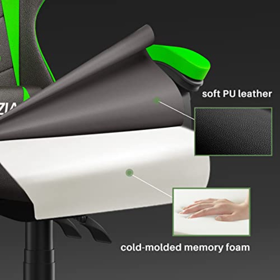 Gaming Chair with Lumbar Suppo - Ergonomic Office Chair recension och pris