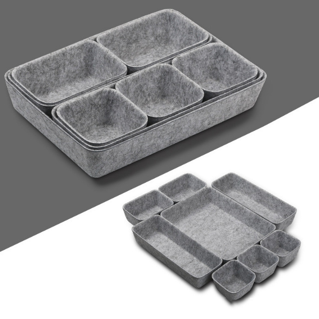 Drawer Felt Storage Box Soft D - Home Office Work Table recension och pris