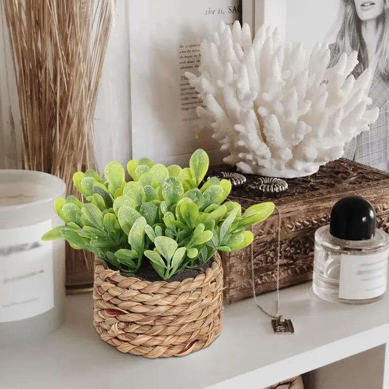 1Pc Potted Plant Small Fake Pl - Home Office Layout recension och pris